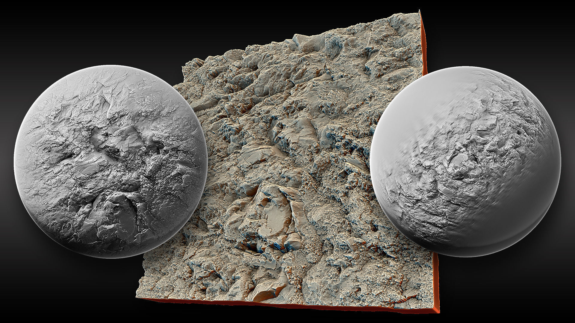 Ultra HQ Terrain Seamless Sculpt Zbrush brushes and Alphas Vol8 3D model_37