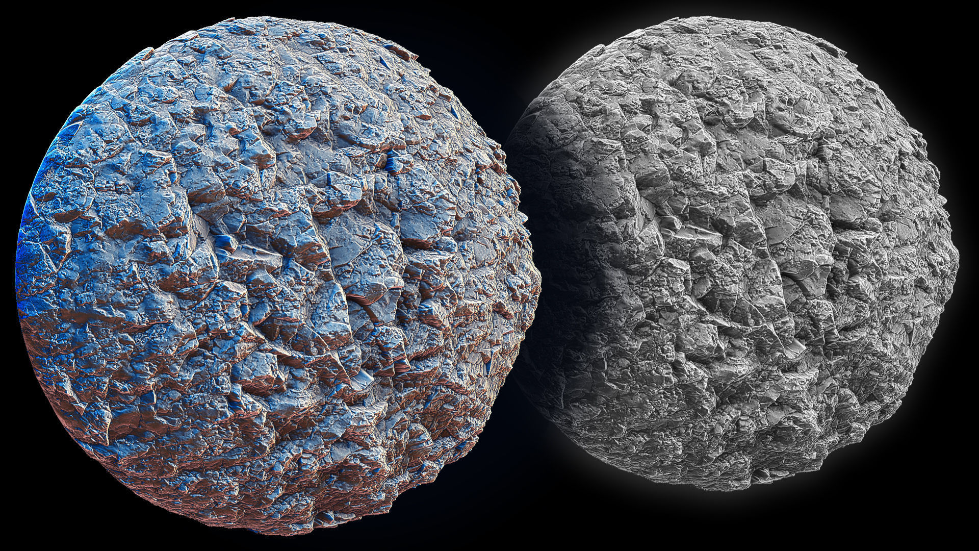 Ultra HQ Terrain Seamless Sculpt Zbrush brushes and Alphas Vol8 3D model_9
