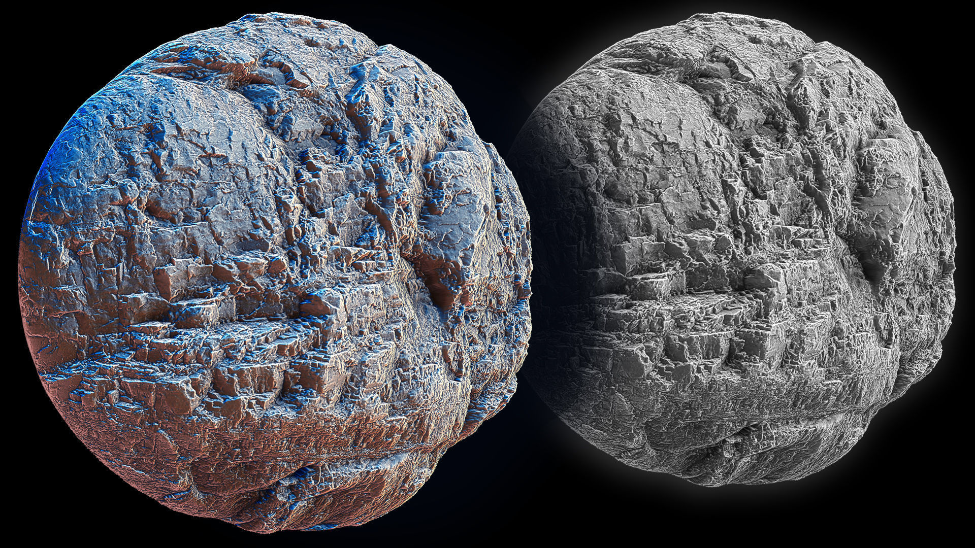 Ultra HQ Terrain Seamless Sculpt Zbrush brushes and Alphas Vol8 3D model_27