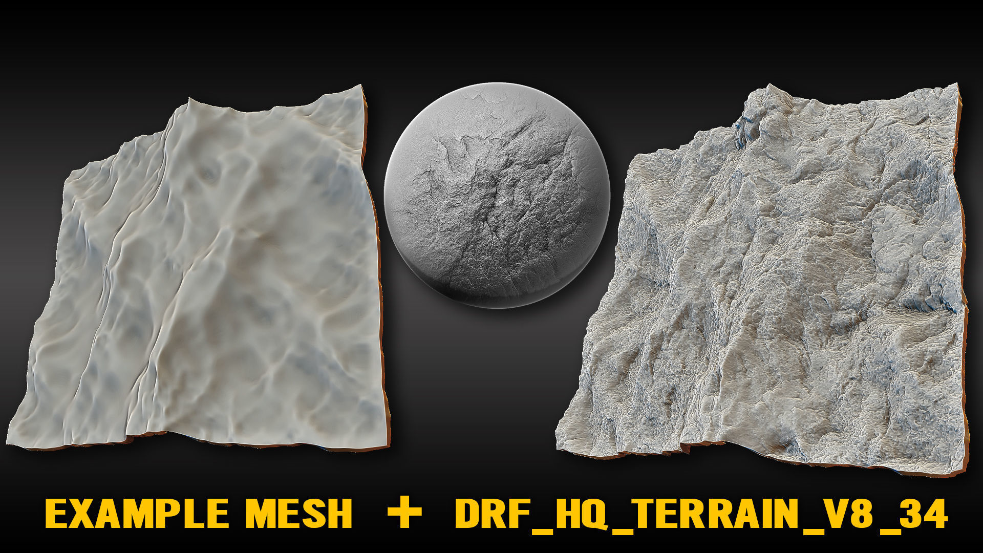 Ultra HQ Terrain Seamless Sculpt Zbrush brushes and Alphas Vol8 3D model_19