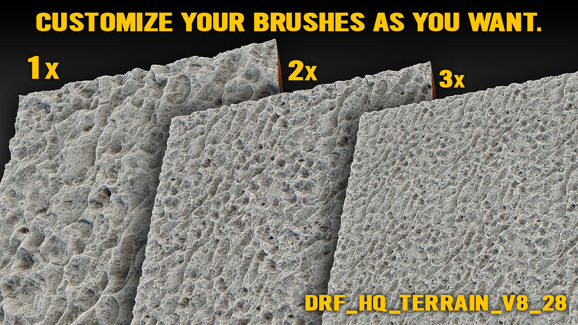 Ultra HQ Terrain Seamless Sculpt Zbrush brushes and Alphas Vol8 3D model_21