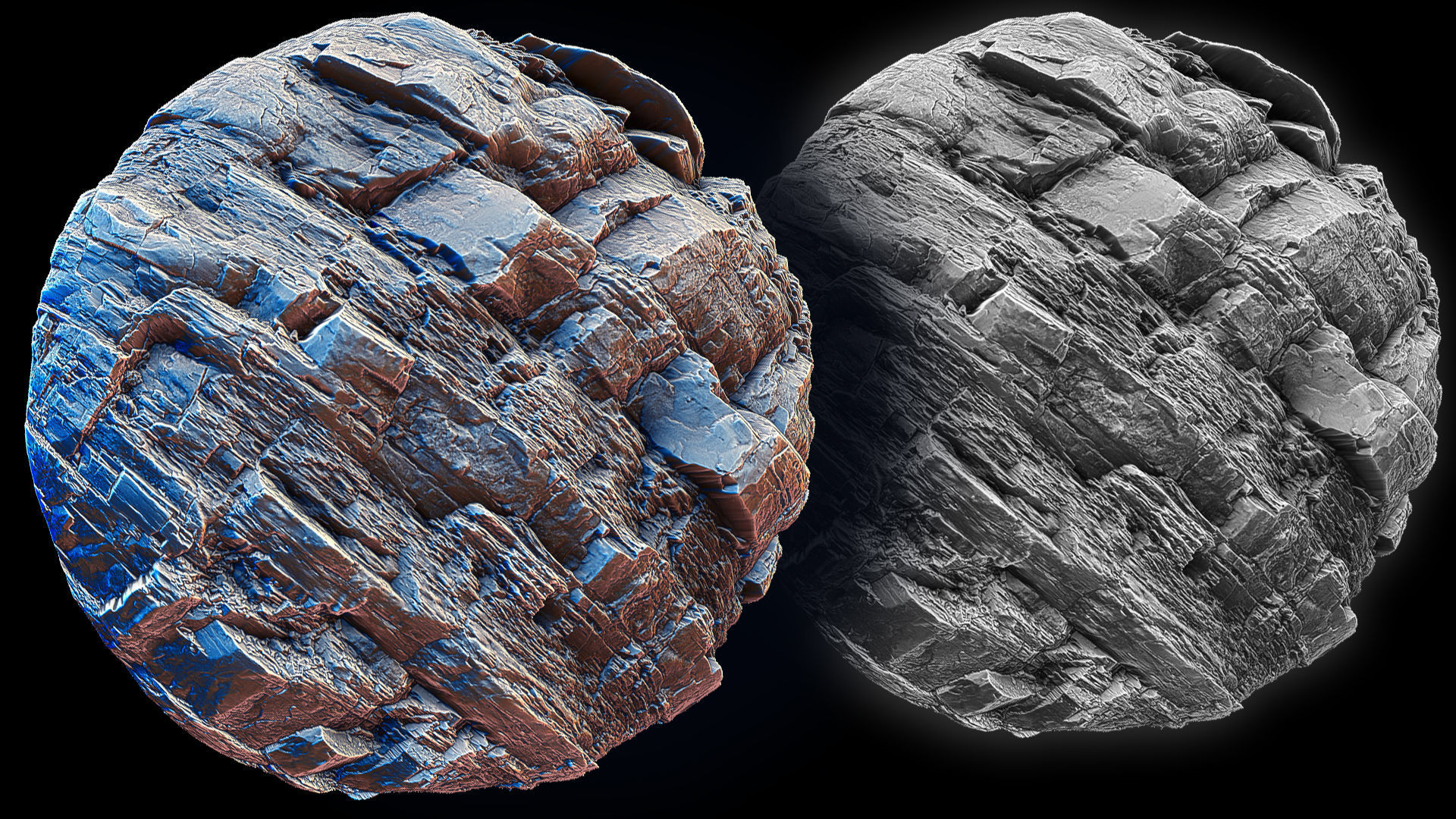 Ultra HQ Terrain Seamless Sculpt Zbrush brushes and Alphas Vol8 3D model_7