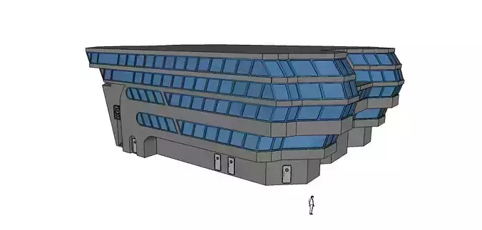 Ship cabinet 2 Free 3D model