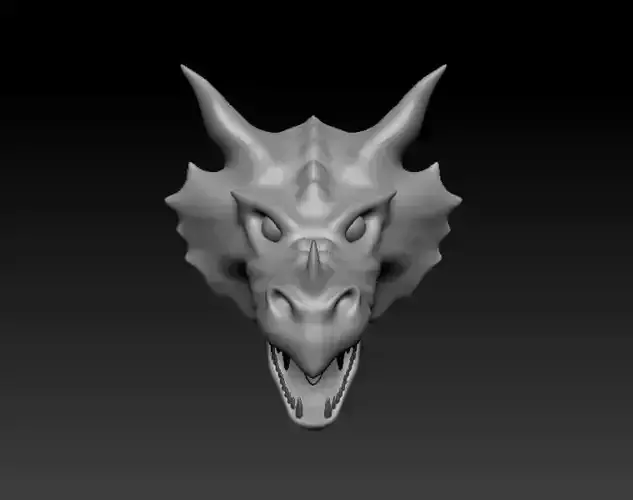 Dragon Head Free 3D model