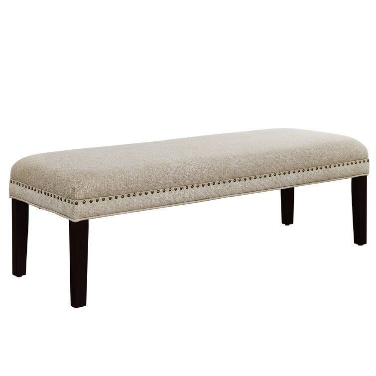 Bobby Upholstered Bench - 2 Colour 3D model_2