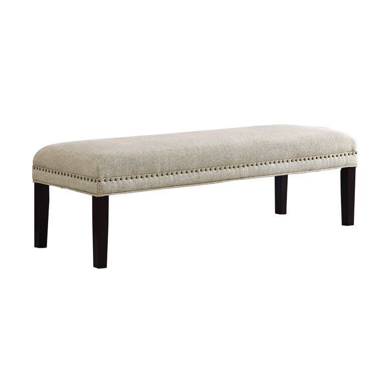 Bobby Upholstered Bench - 2 Colour 3D model_3