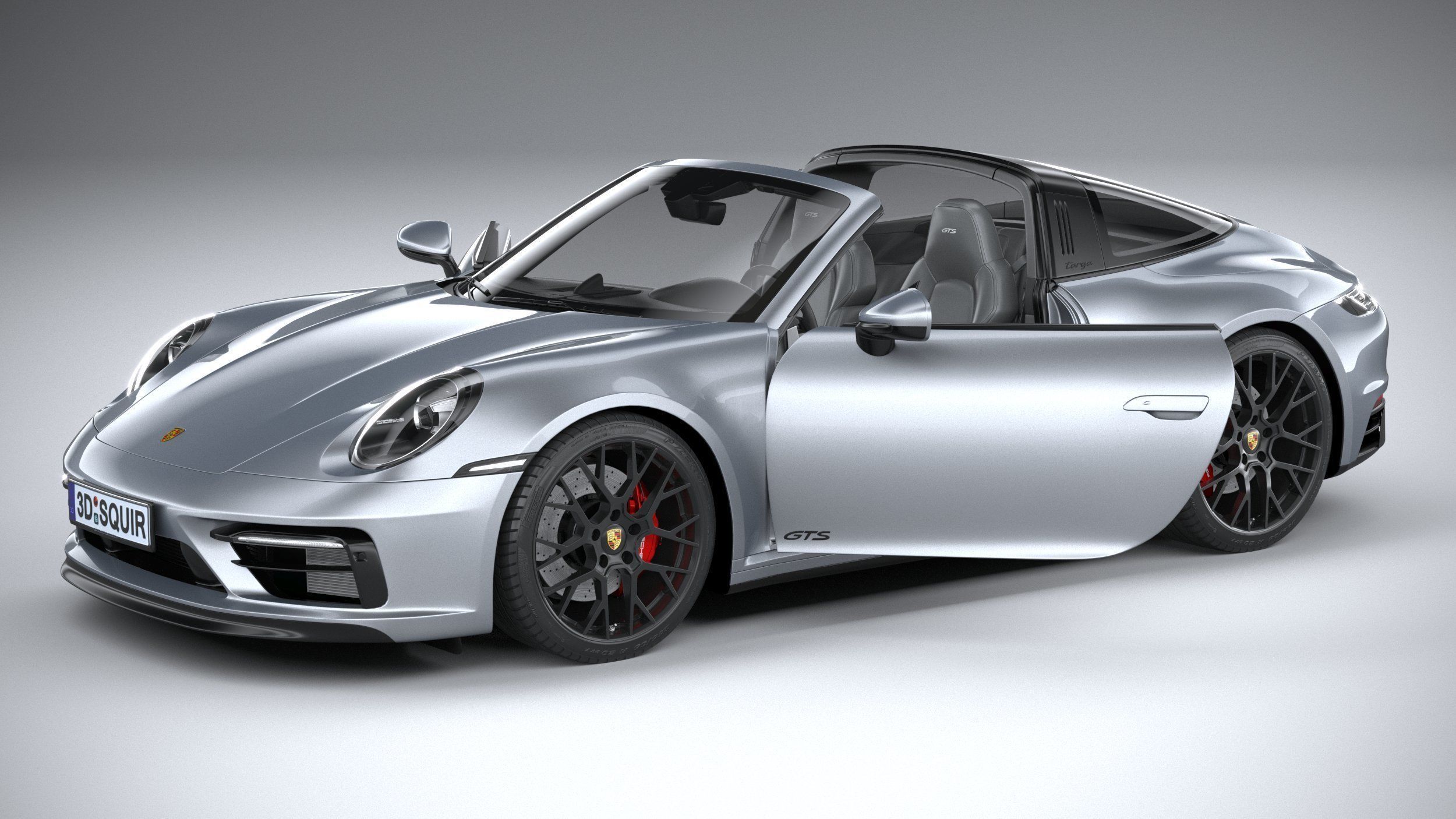 Porsche 911 Targa 4GTS 2022 3D model_19