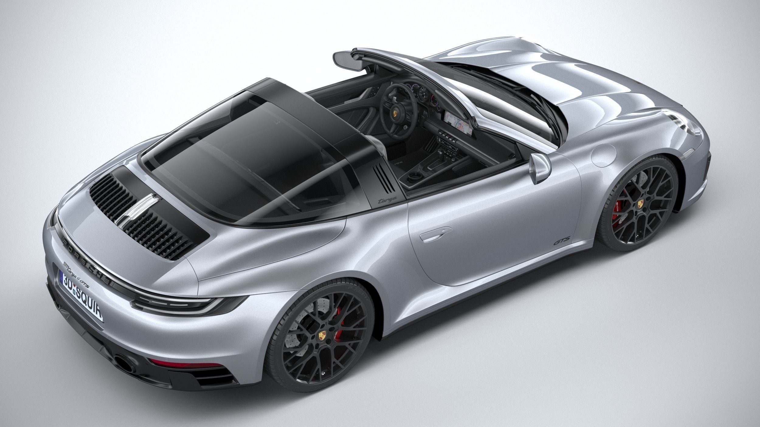 Porsche 911 Targa 4GTS 2022 3D model_10