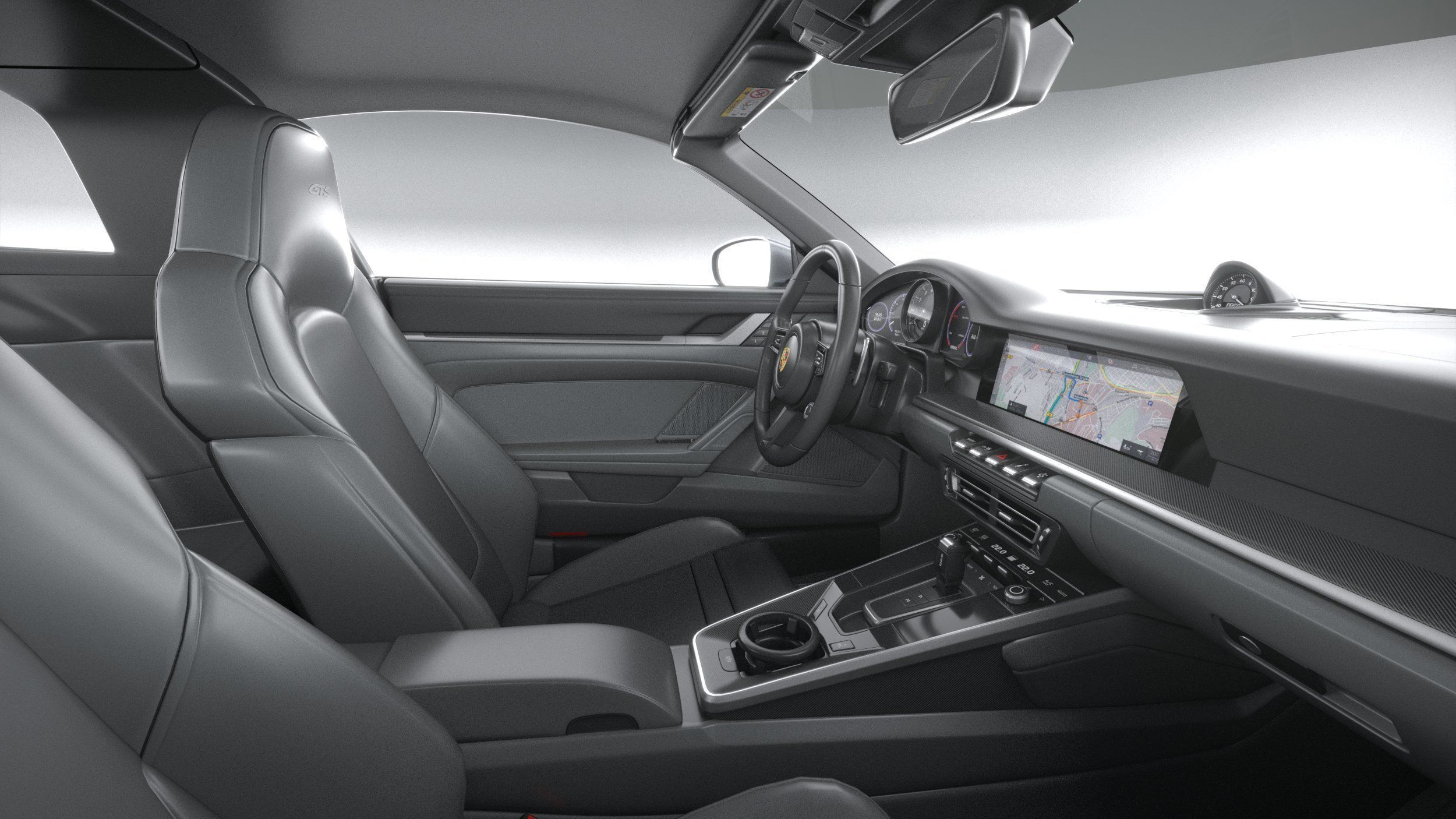 Porsche 911 Targa 4GTS 2022 3D model_32