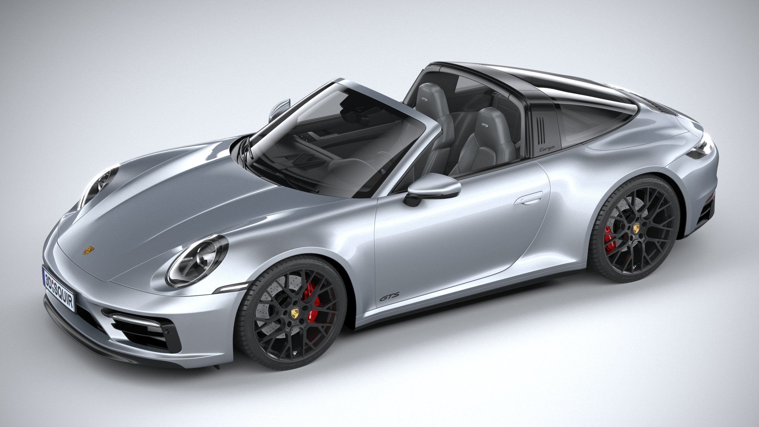 Porsche 911 Targa 4GTS 2022 3D model_7