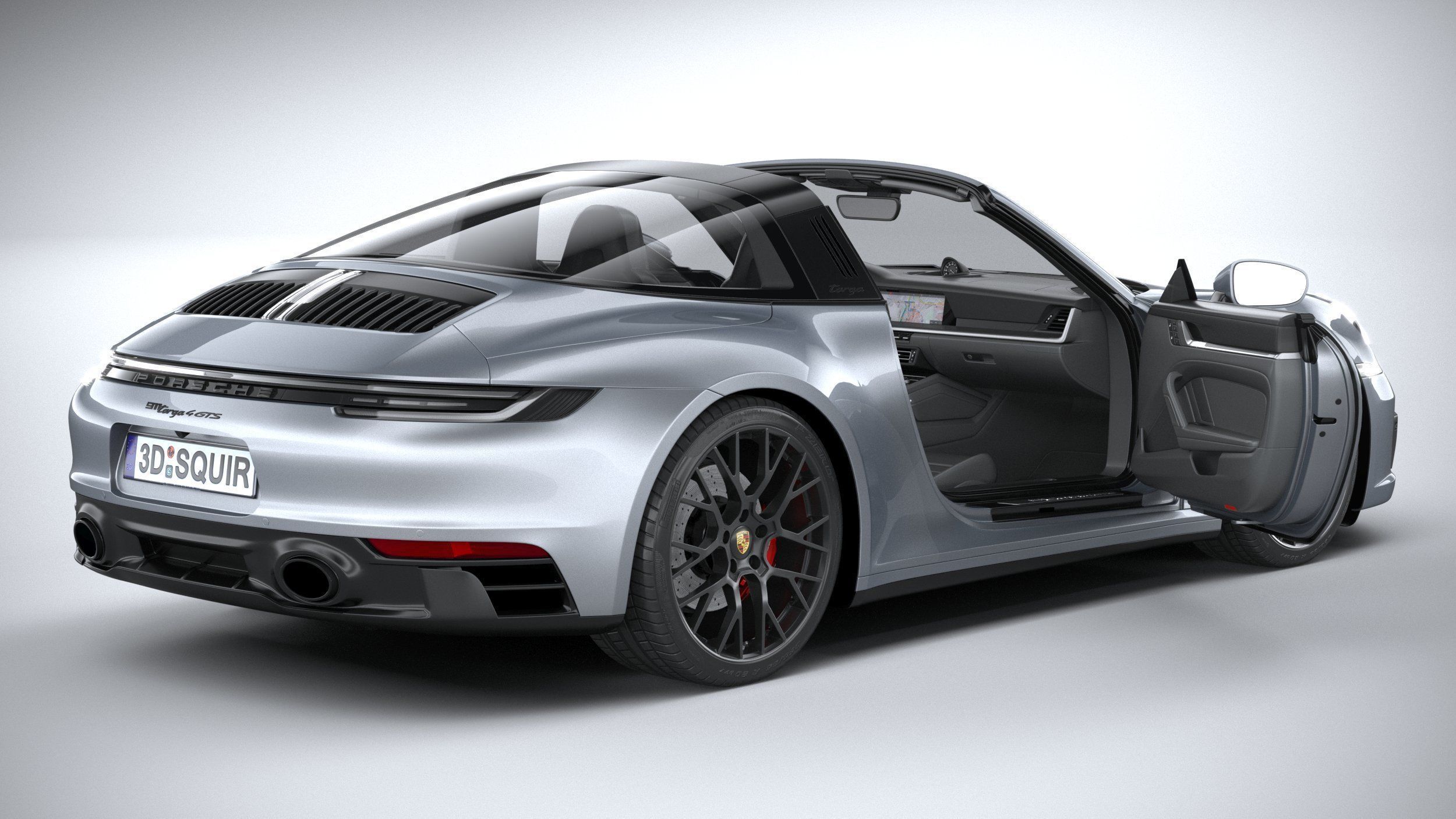 Porsche 911 Targa 4GTS 2022 3D model_22