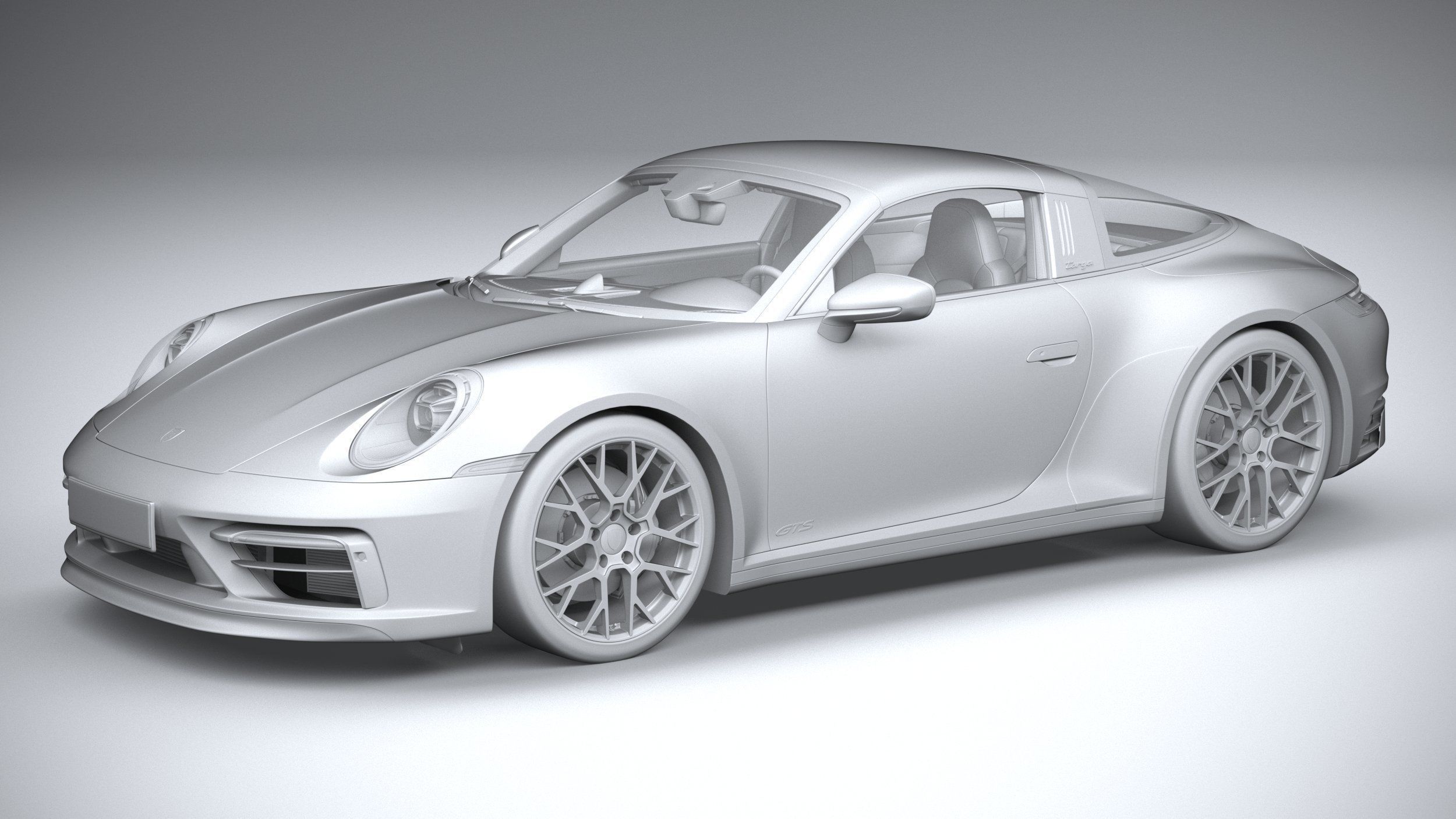 Porsche 911 Targa 4GTS 2022 3D model_23