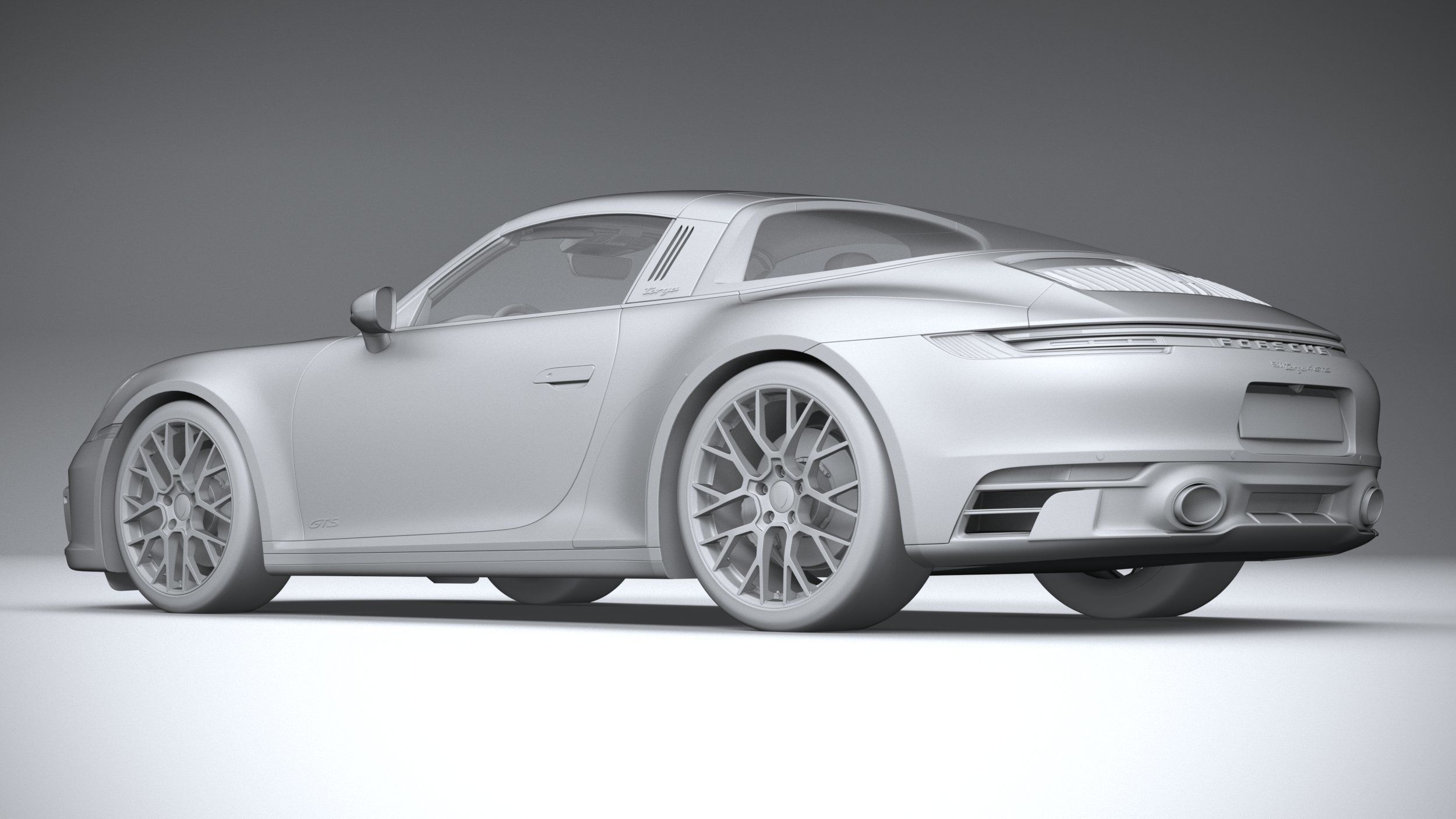 Porsche 911 Targa 4GTS 2022 3D model_25