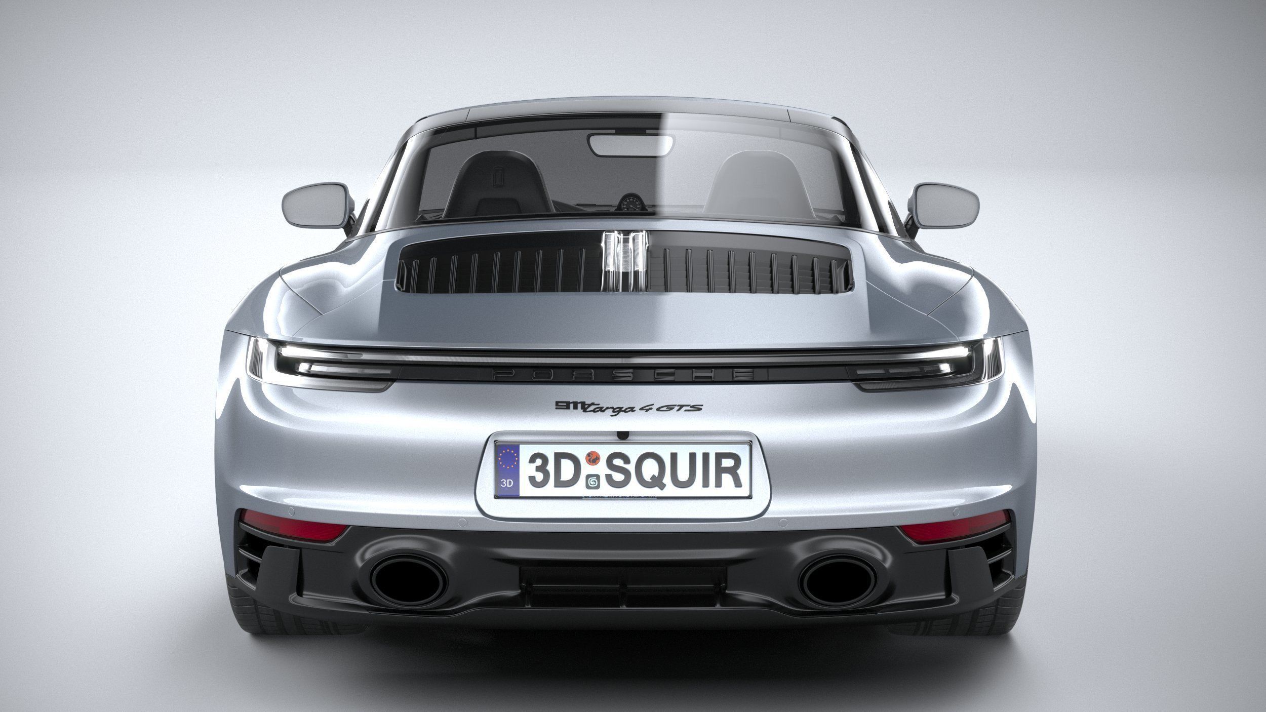 Porsche 911 Targa 4GTS 2022 3D model_4