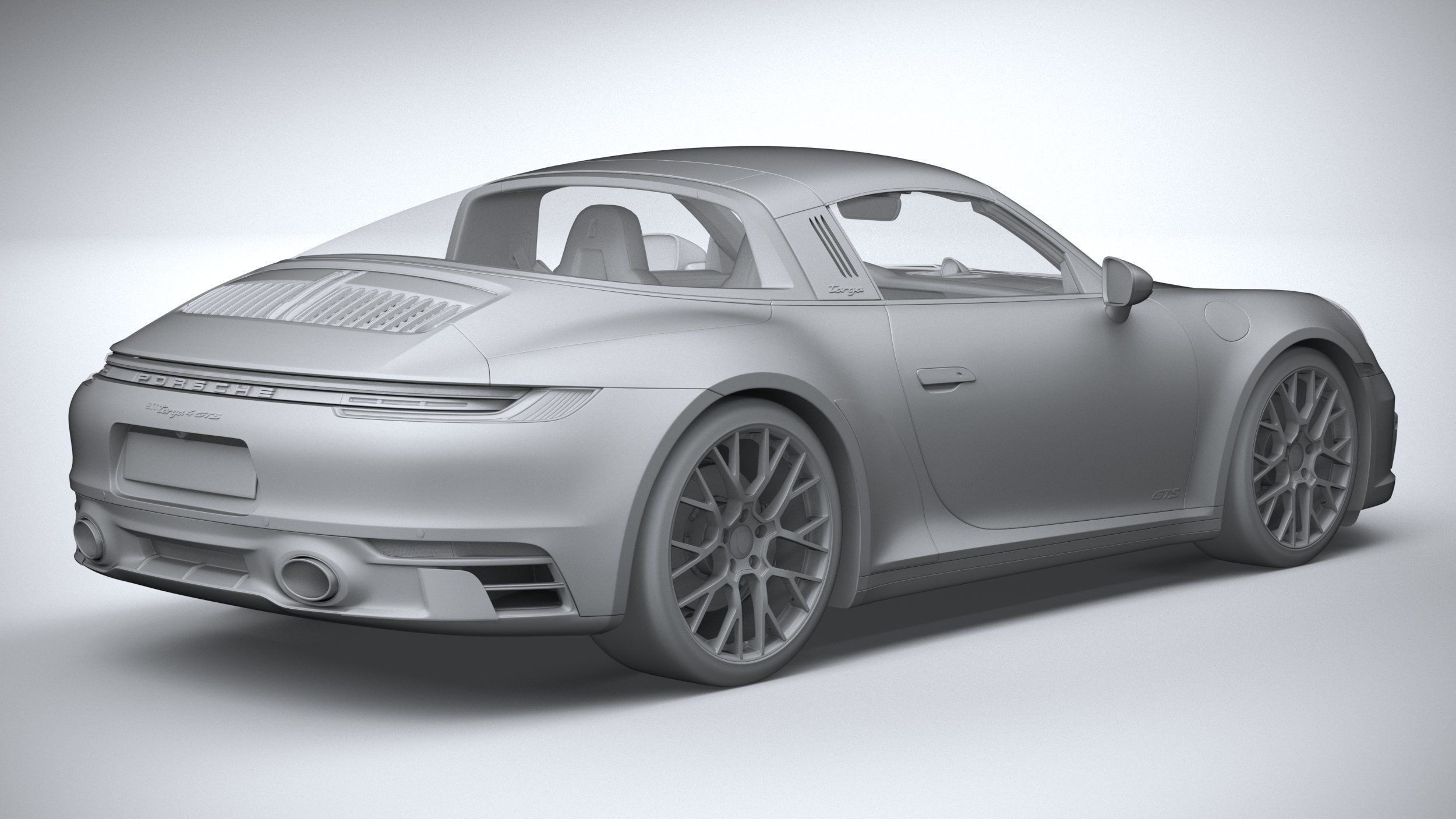 Porsche 911 Targa 4GTS 2022 3D model_29