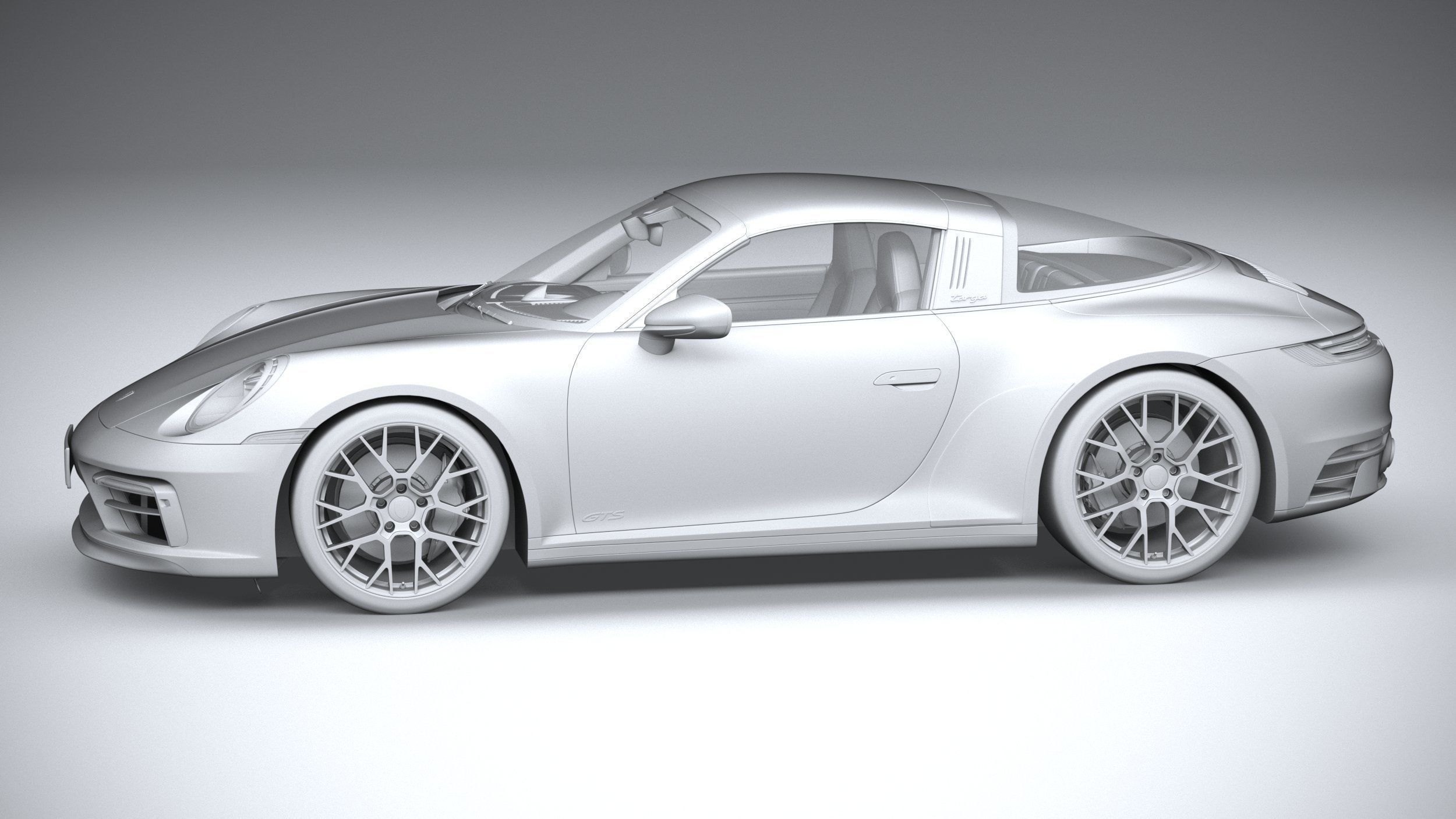 Porsche 911 Targa 4GTS 2022 3D model_26