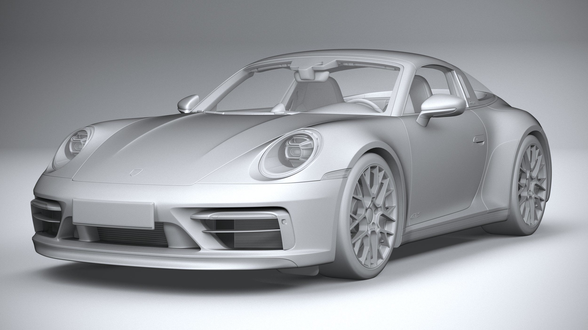 Porsche 911 Targa 4GTS 2022 3D model_24