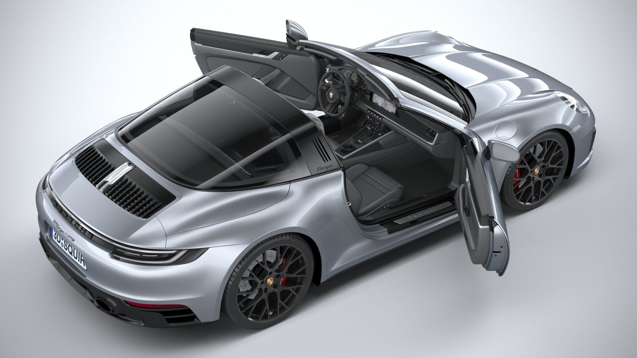 Porsche 911 Targa 4GTS 2022 3D model_21