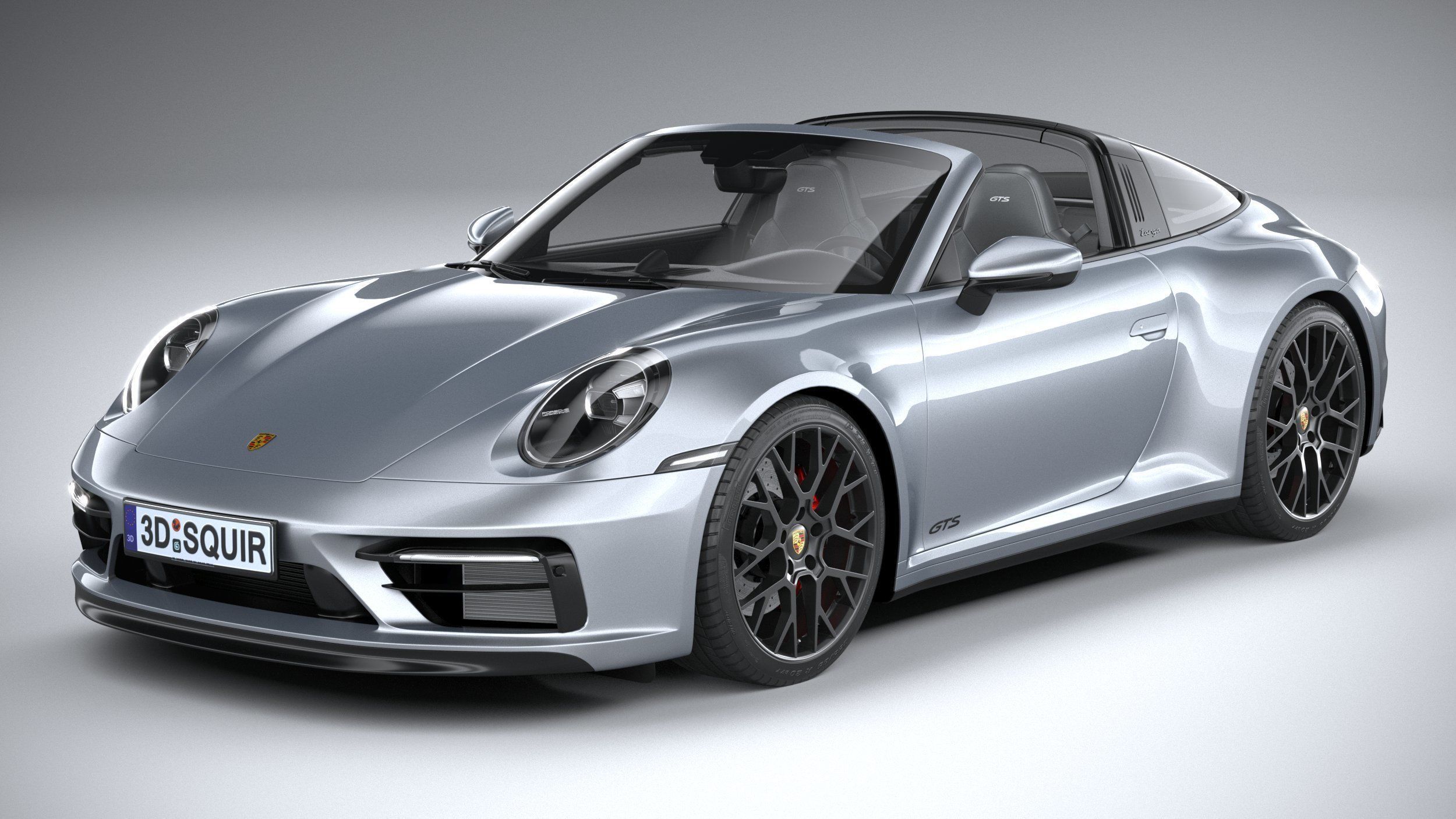 Porsche 911 Targa 4GTS 2022 3D model_1