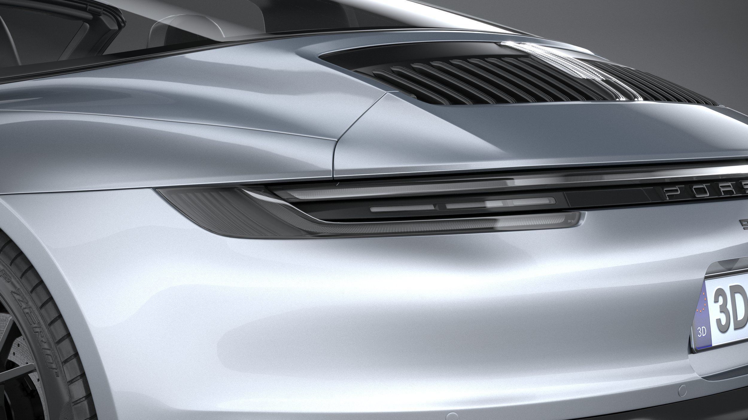 Porsche 911 Targa 4GTS 2022 3D model_15