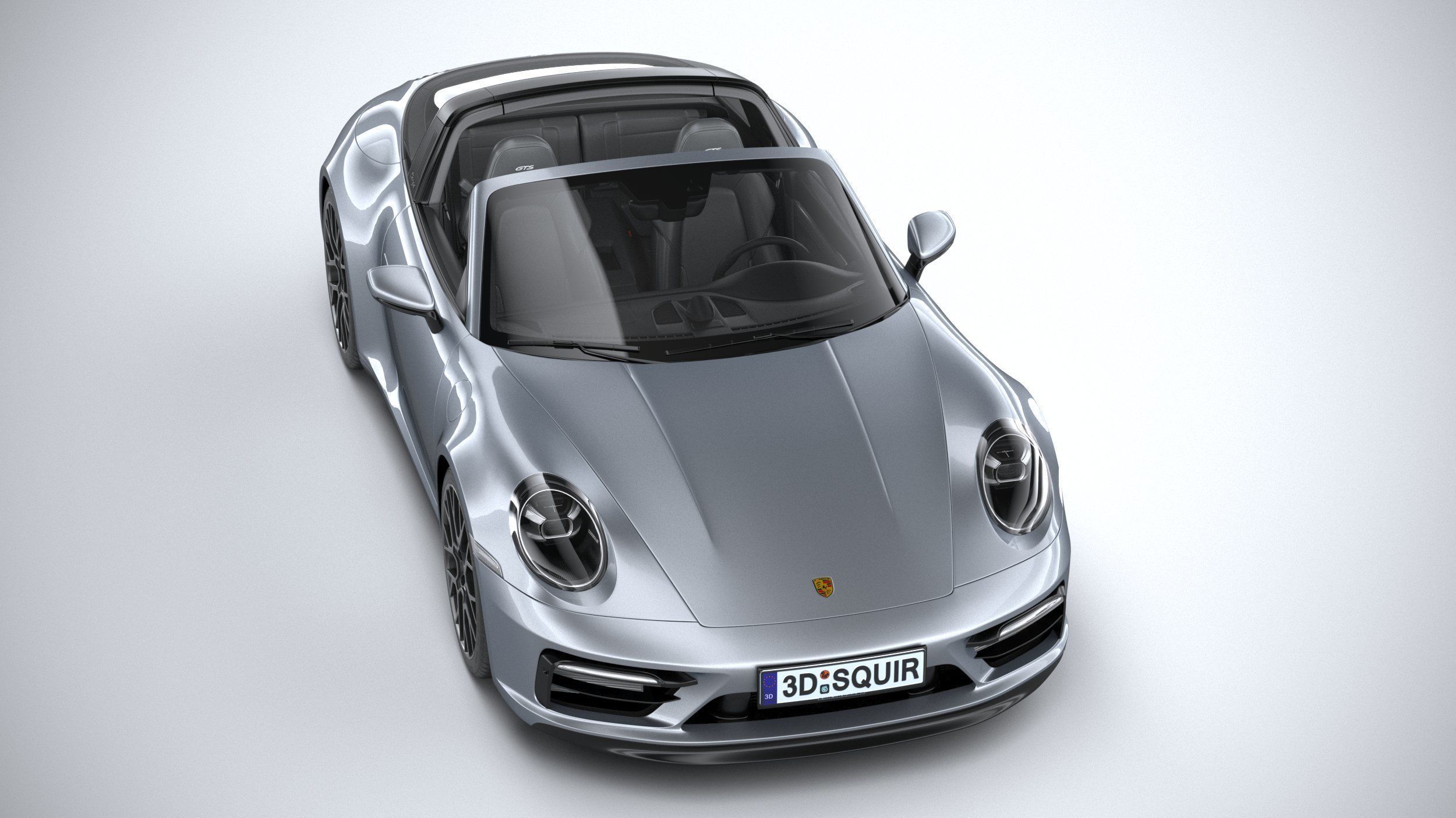 Porsche 911 Targa 4GTS 2022 3D model_12