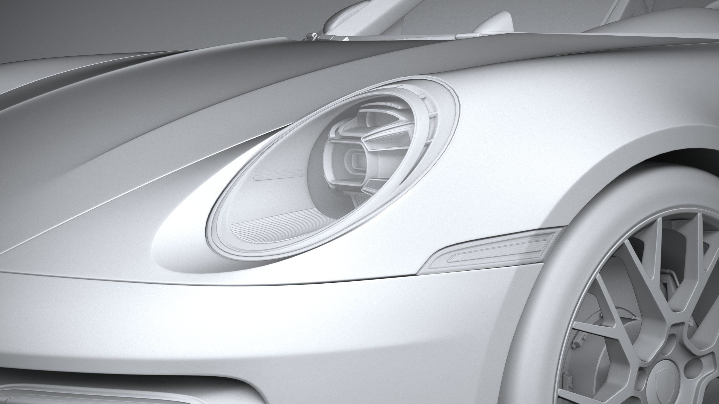 Porsche 911 Targa 4GTS 2022 3D model_27