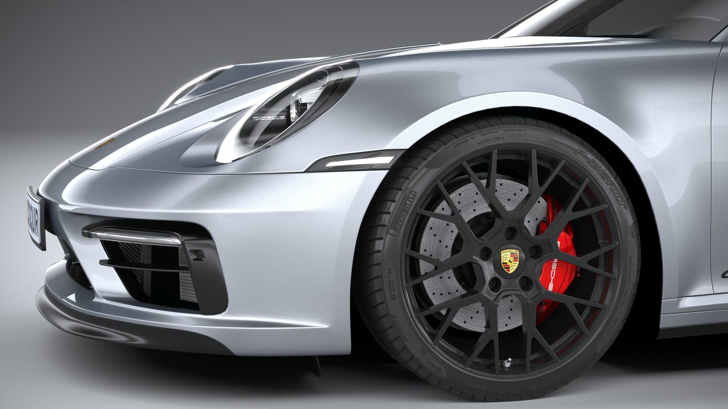 Porsche 911 Targa 4GTS 2022 3D model_3