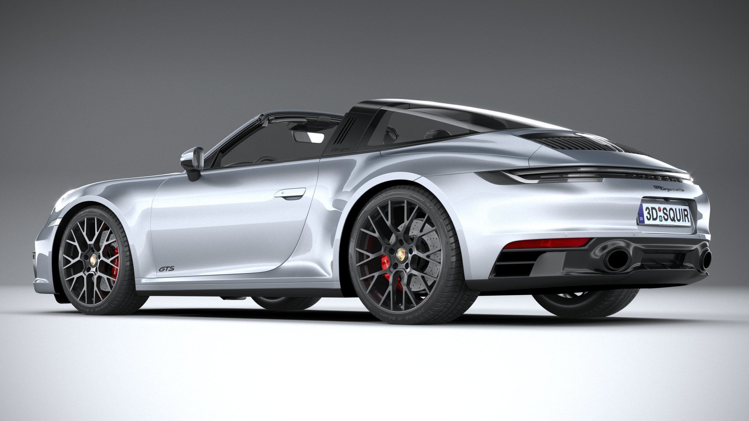Porsche 911 Targa 4GTS 2022 3D model_5