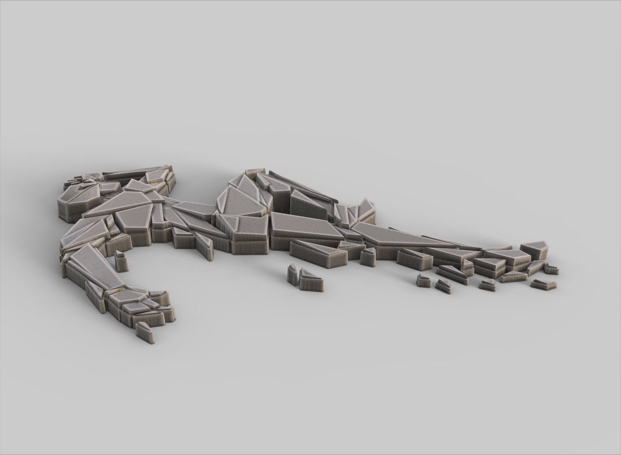 Athlete Runner Figurine 3D print model_2