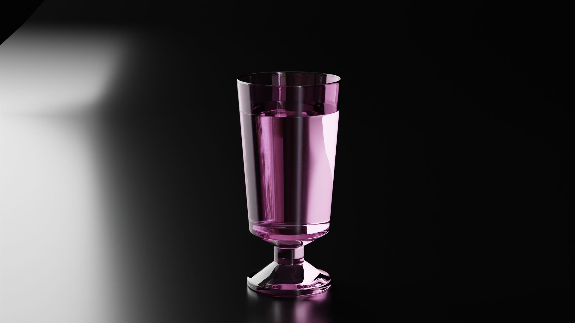 Glass highball 2 3D model_4