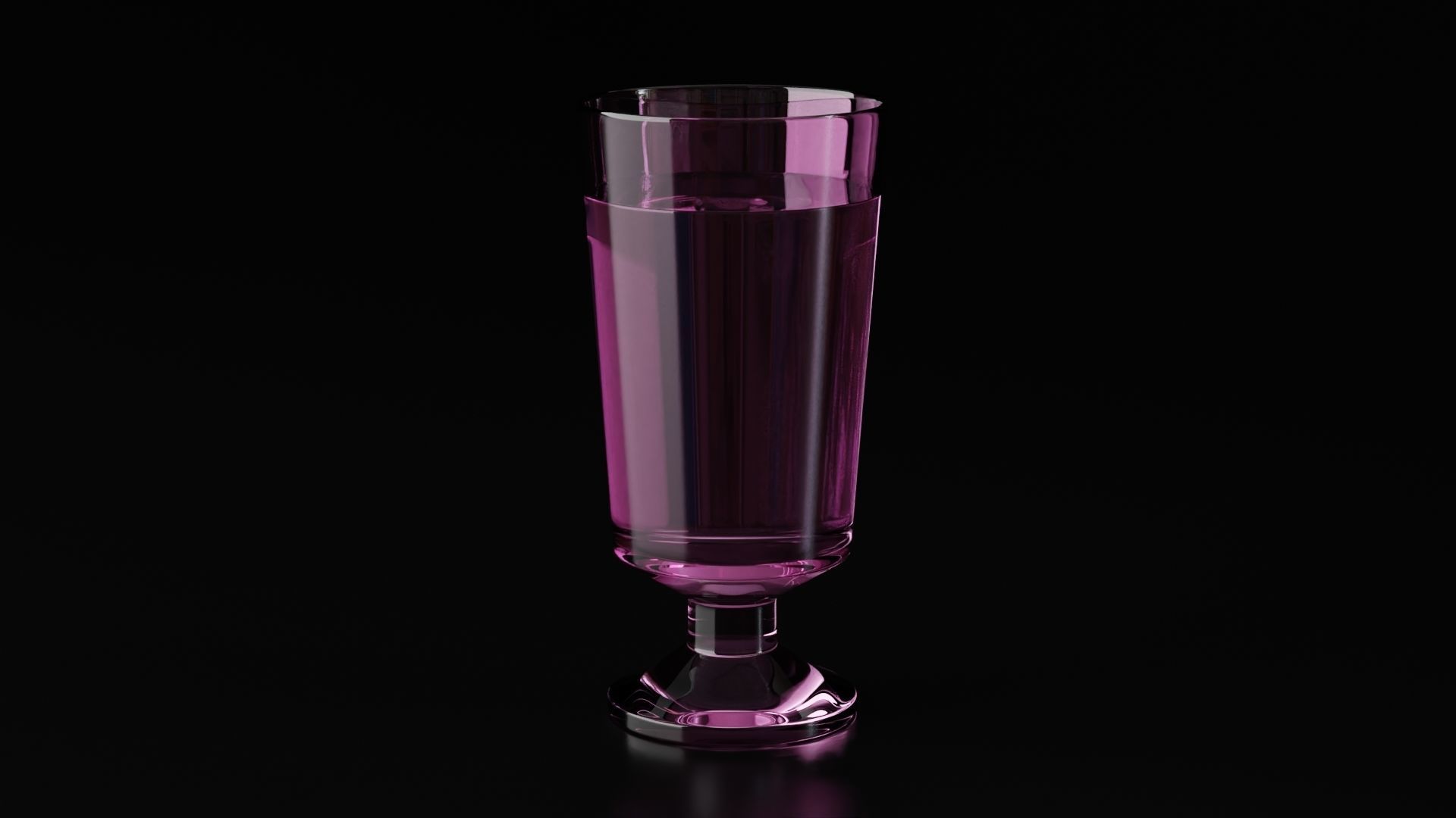 Glass highball 2 3D model_5