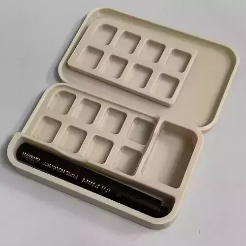 Water color palette little bigger than Mint can