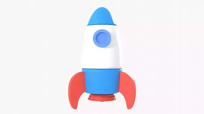 Rocket toy ship