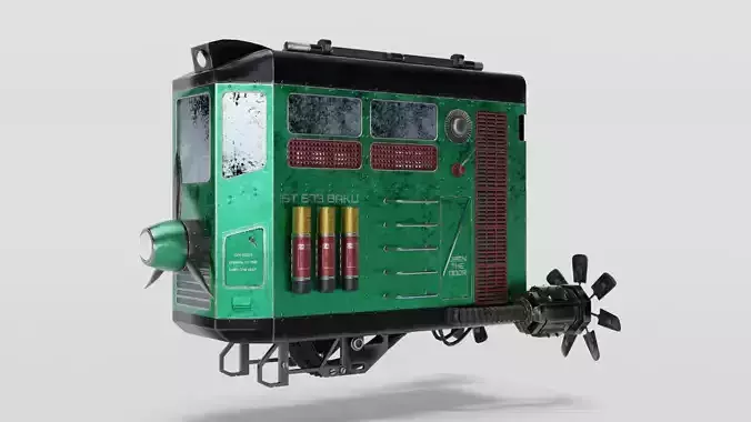 Train - gameready and for animation