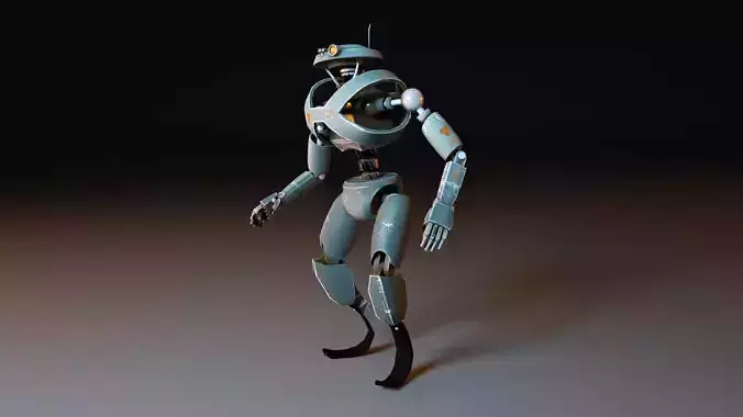 Cartoon Character Robot