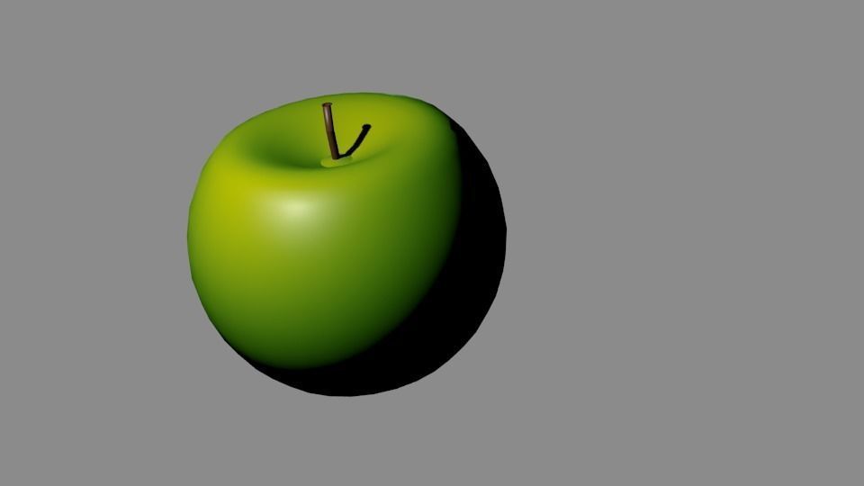 Apple 3D model_1