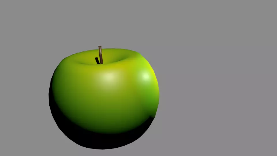 Apple 3D model_0