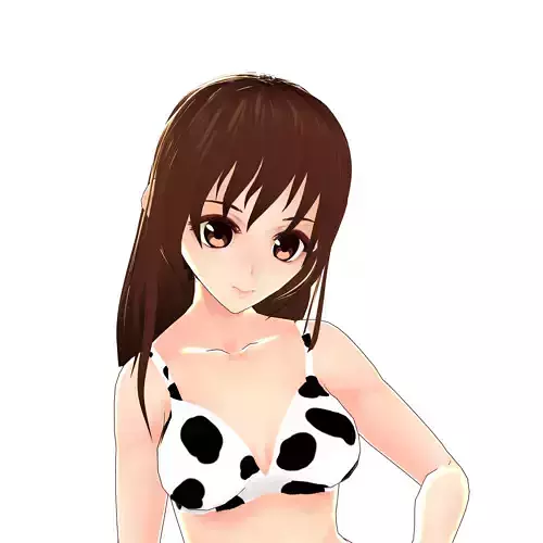 Cute Anime Bikini Girl