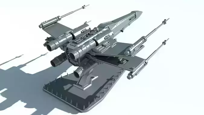 X-WING for 3Dprint 3D print model
