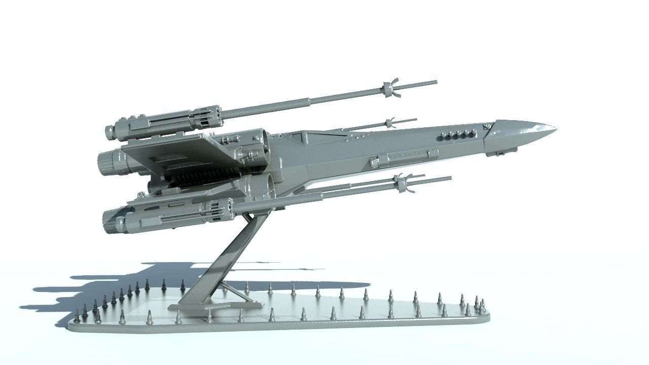 X-WING for 3Dprint 3D print model_2
