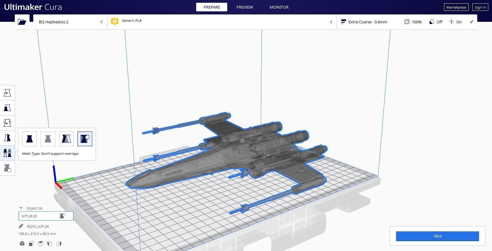 X-WING for 3Dprint 3D print model_6
