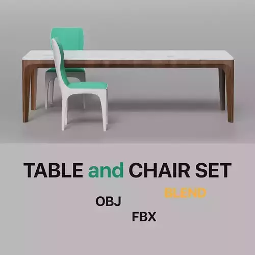 Table and chair set 1