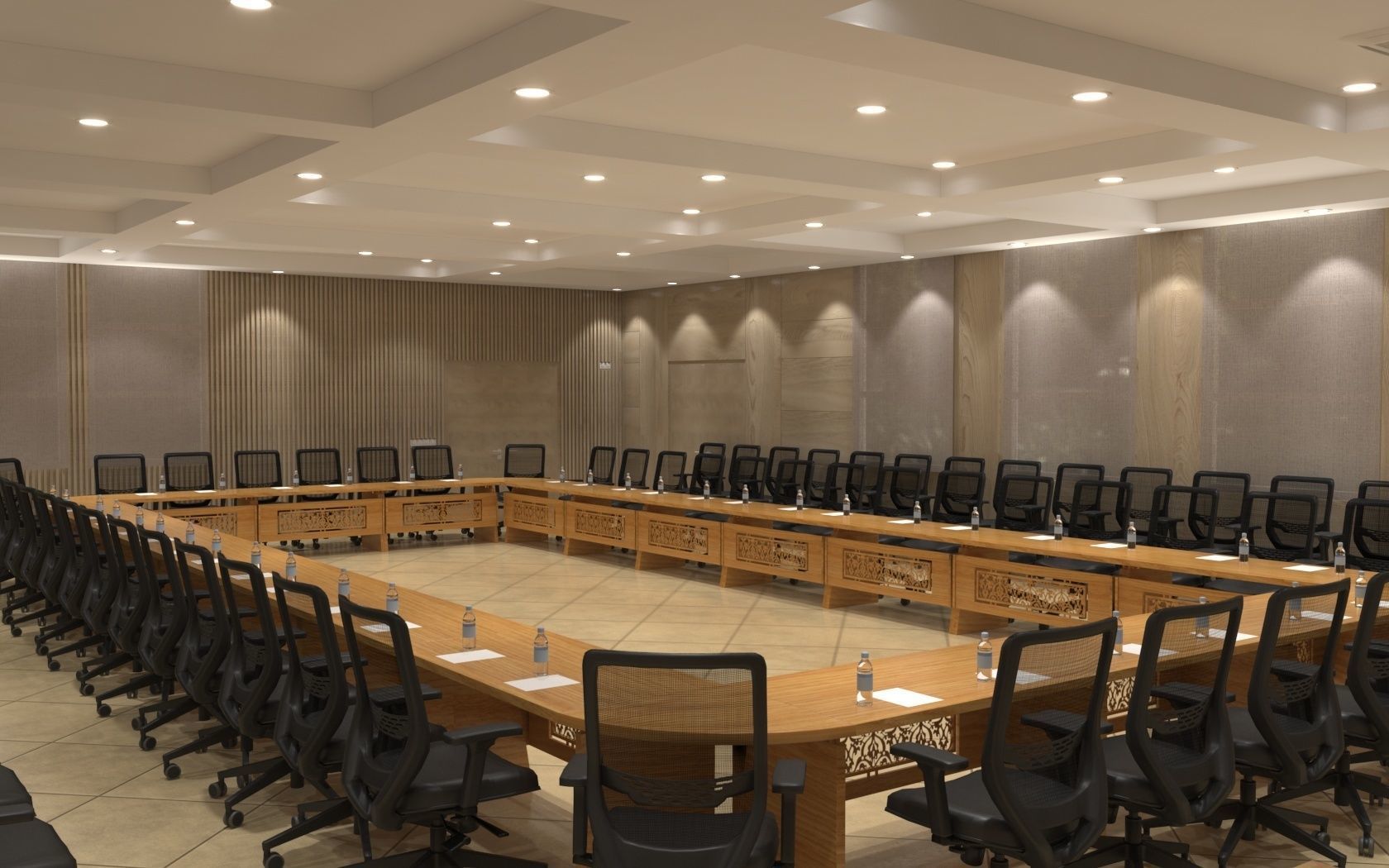 Conference Room 3D model_4