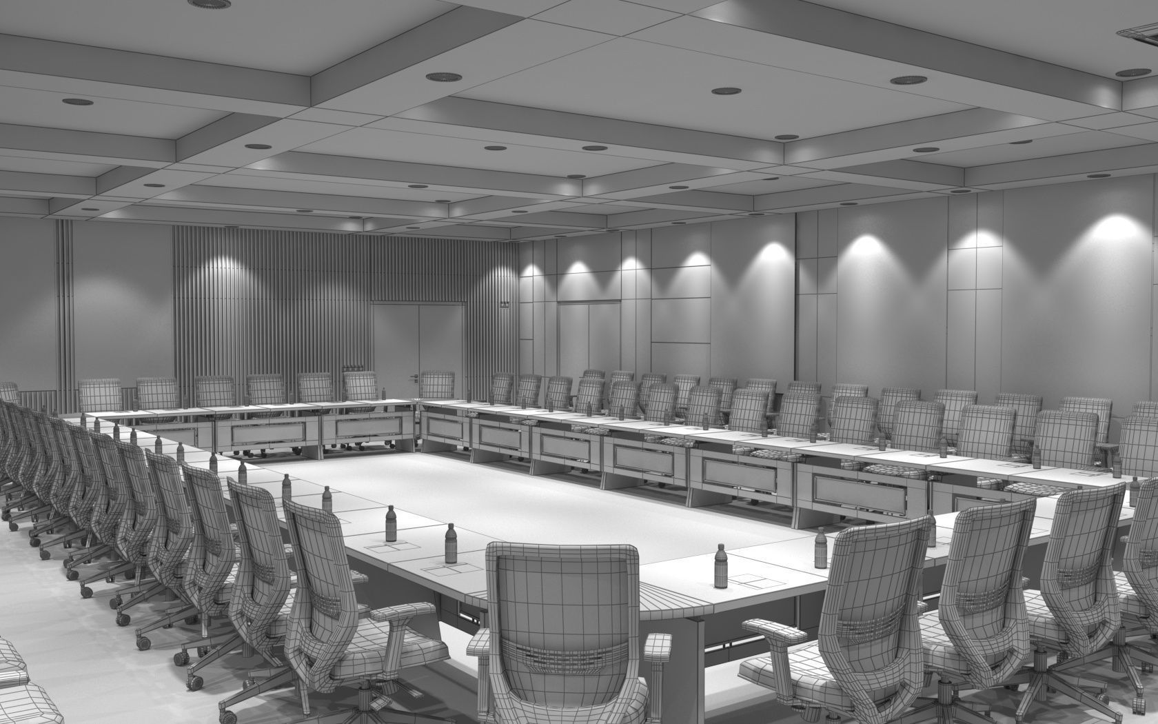 Conference Room 3D model_11