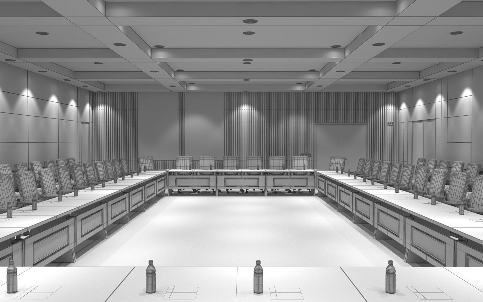 Conference Room 3D model_9