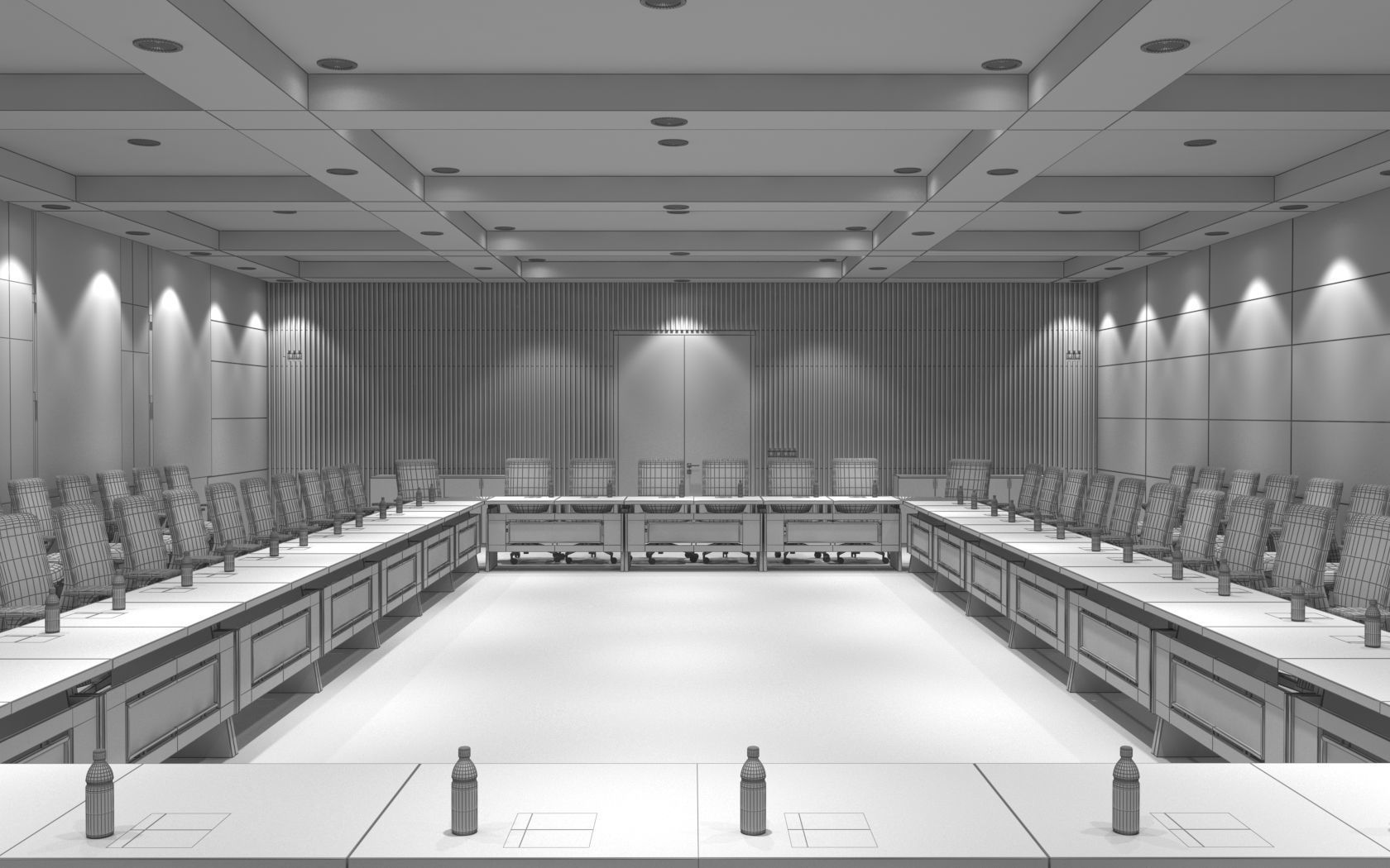 Conference Room 3D model_10