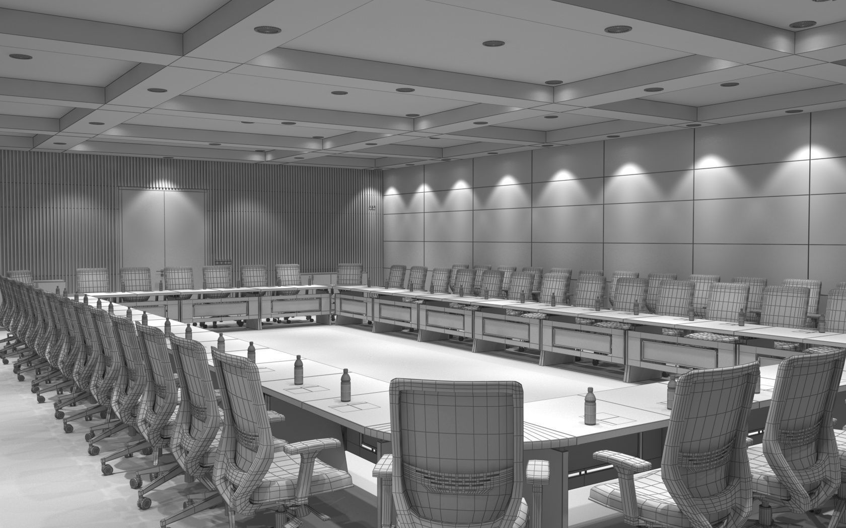 Conference Room 3D model_12