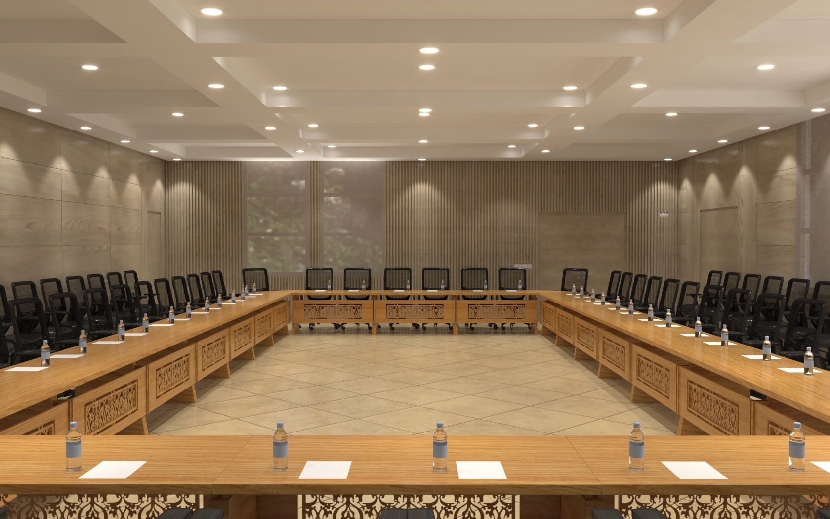 Conference Room 3D model_3