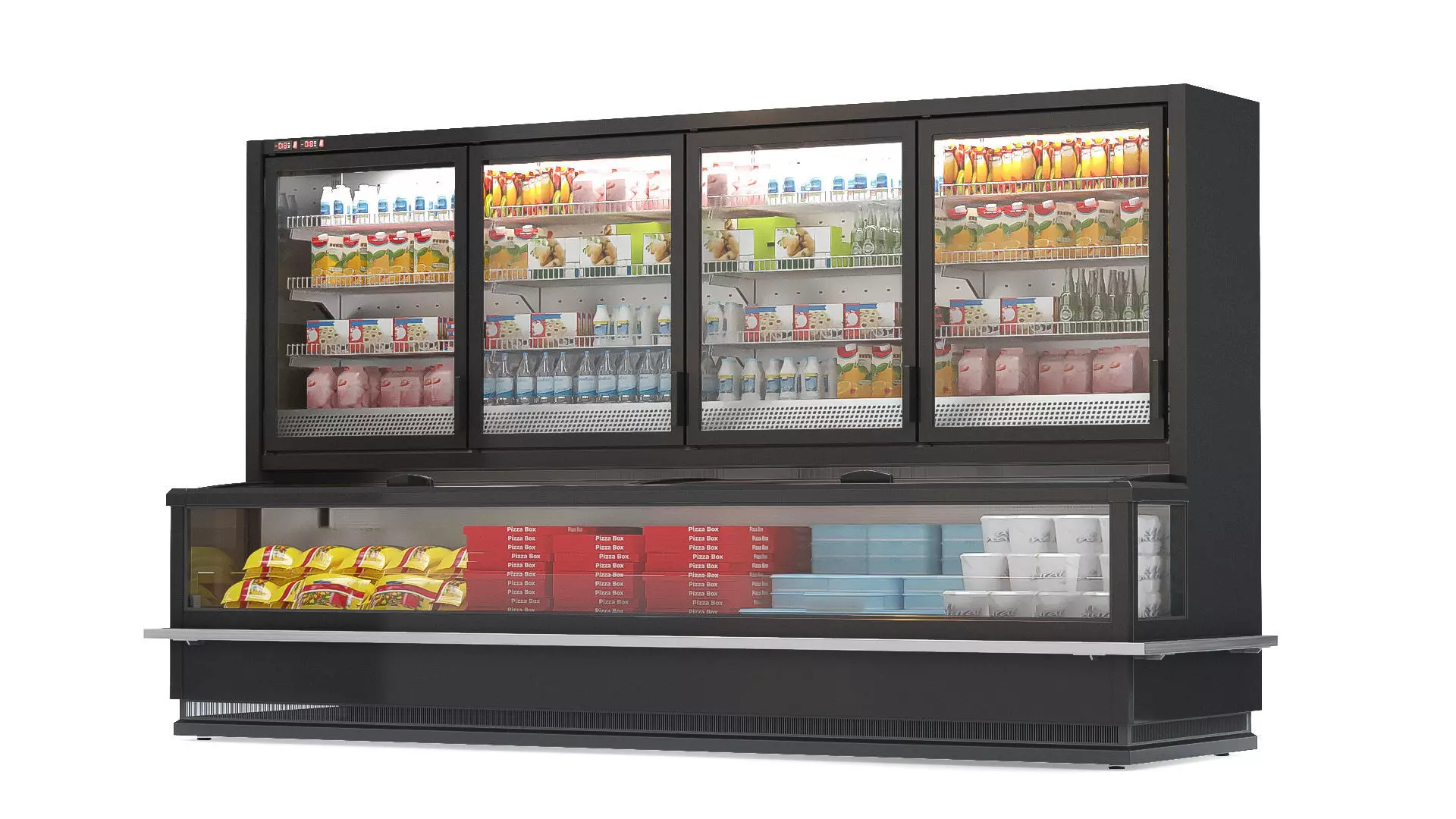 Refrigerated Display Case 3D model_0