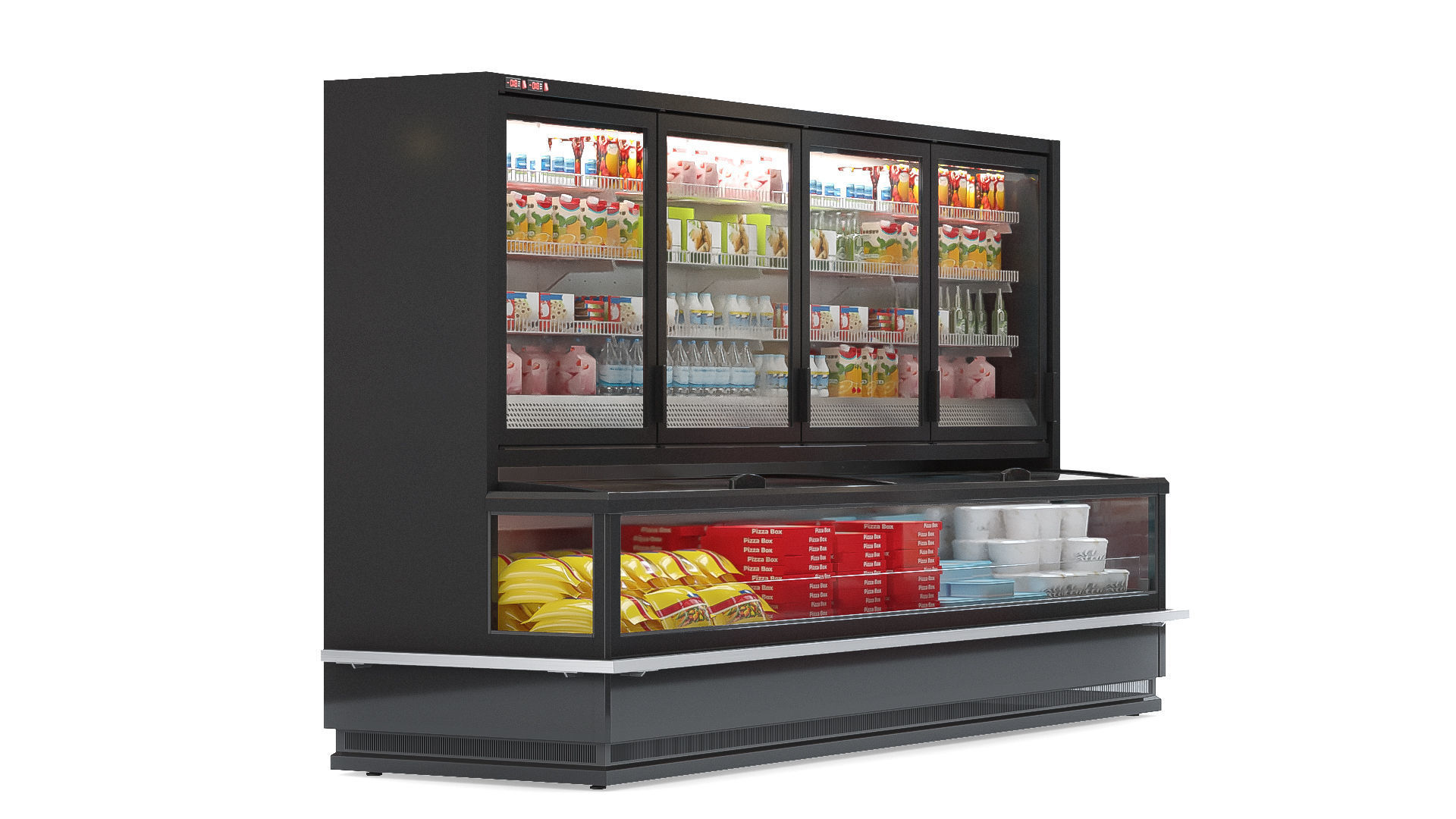 Refrigerated Display Case 3D model_4